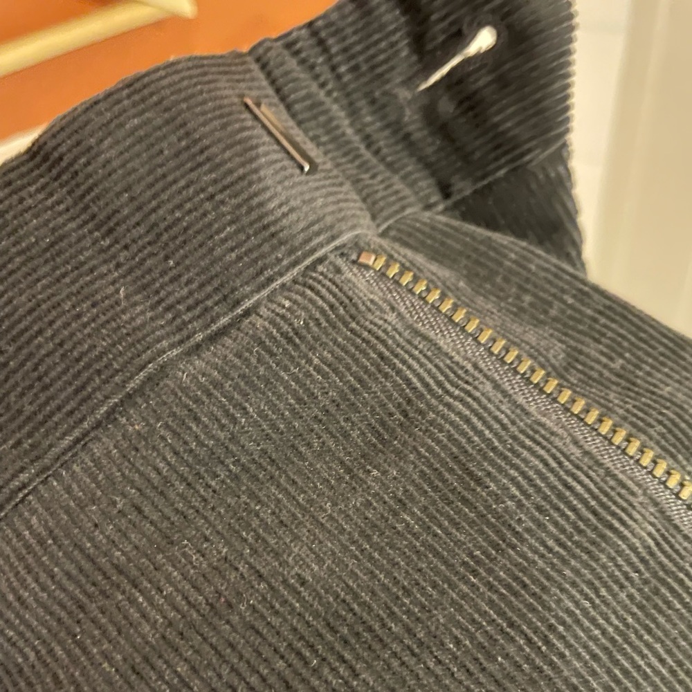 Charcoal Grey Corduroys